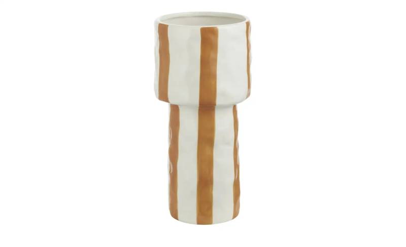 HOME STORY Vase   ¦ orange ¦ Dolomite ¦ Maße (cm): H: 25  Ø: 12 Accessoires > Vasen - Höffner