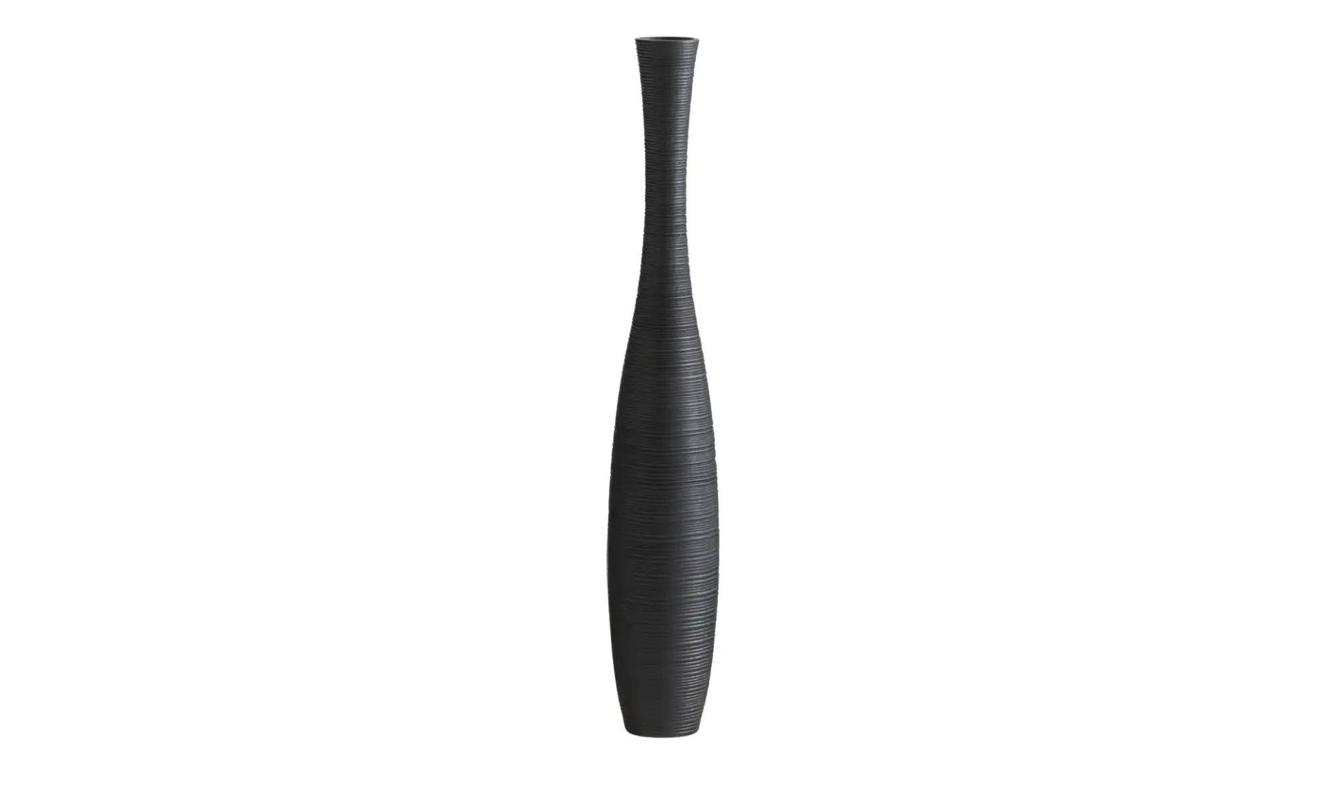 HOME STORY Vase   ¦ schwarz ¦ Polyresin (Kunstharz) ¦ Maße (cm): H: 105  Ø: 17.0 Dekoration > Vasen - Möbel Kraft