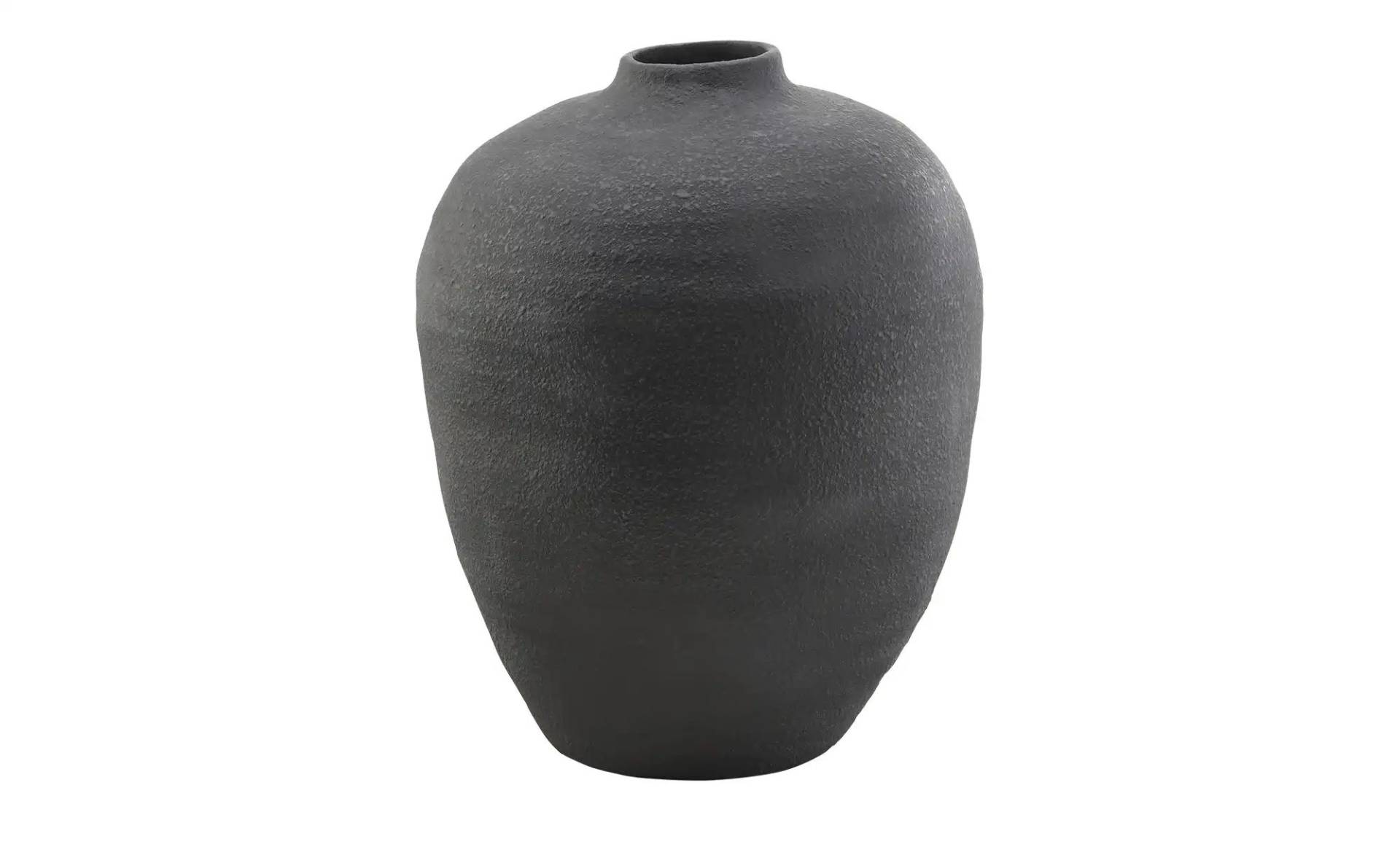 HOME STORY Vase   ¦ schwarz ¦ Terracotta ¦ Maße (cm): H: 36,5  Ø: 29.0 Dekoration > Vasen - Möbel Kraft