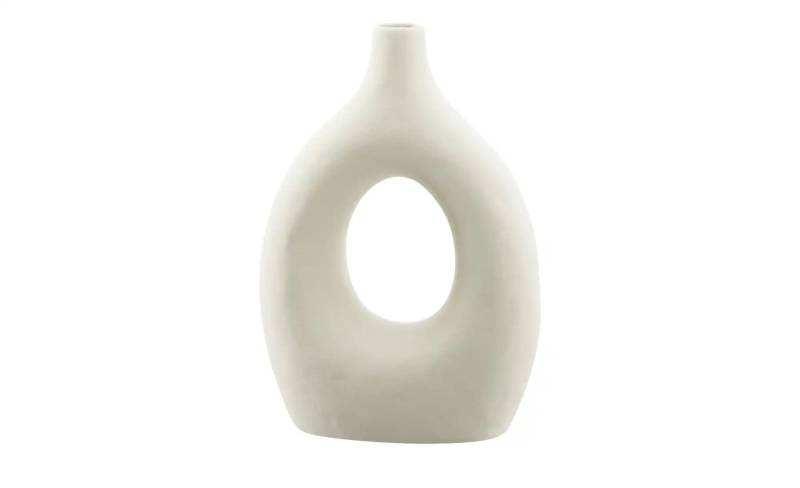 HOME STORY Vase   ¦ weiß ¦ Porzellan ¦ Maße (cm): B: 7 H: 19,7 Accessoires > Vasen - Höffner