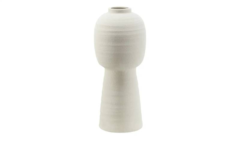 HOME STORY Vase   ¦ weiß ¦ Terracotta ¦ Maße (cm): H: 50  Ø: 21.5 Dekoration > Vasen - Möbel Kraft