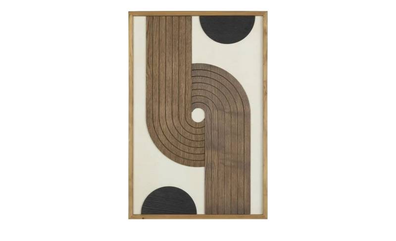HOME STORY Wandbild   ¦ holzfarben ¦ Massivholz,MDF,Holz ¦ Maße (cm): B: 40 H: 2,7 Dekoration > Bilder & Schilder - Möbel Kraft