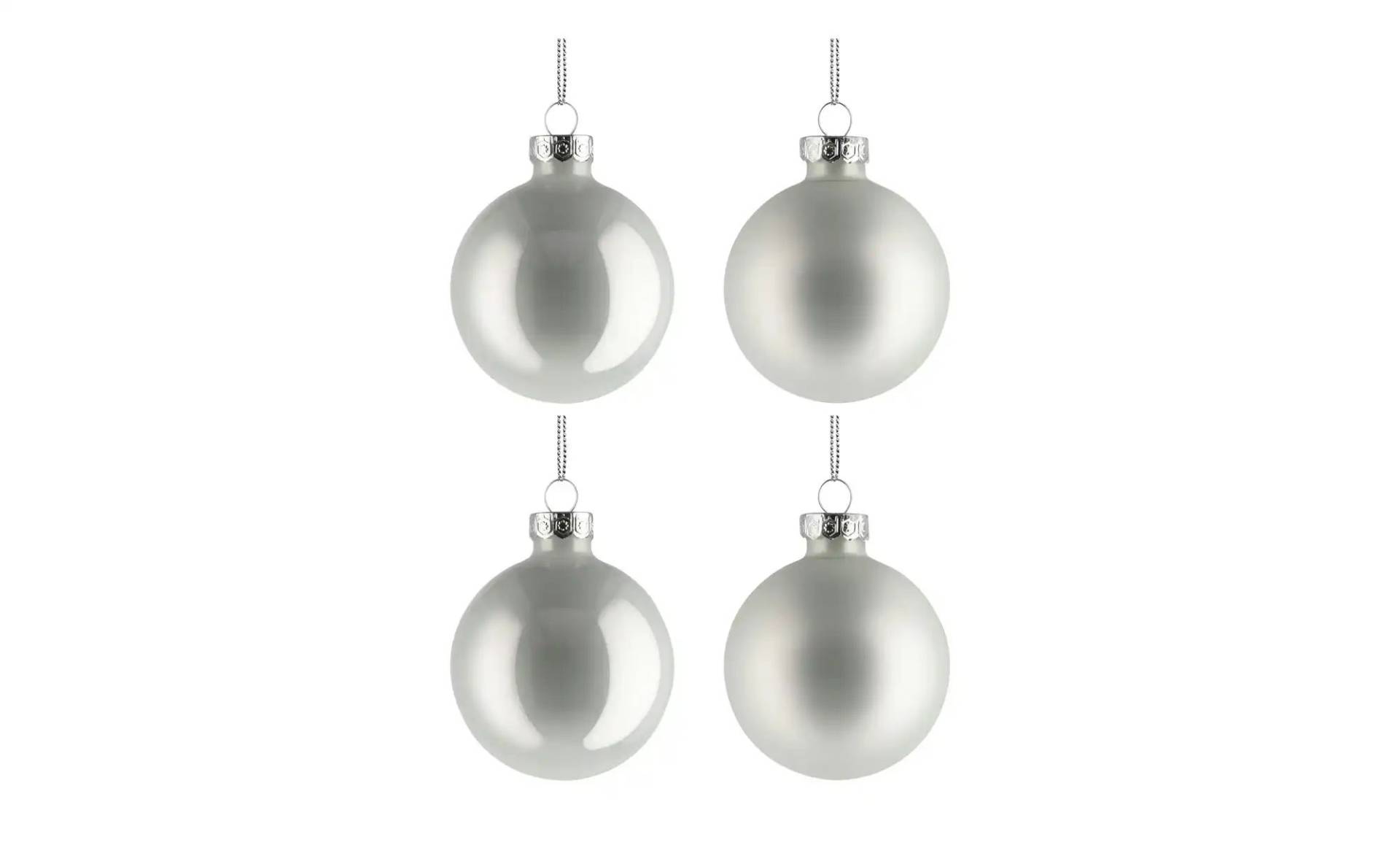 HOME STORY Weihnachtsbaumkugel 10er-Set ¦ weiß ¦ Glas,Aluminium Ø: 6.0 Weihnachten - Möbel Kraft HOME STORY Weihnachtsbaumkugel 10er-Set ¦ weiß ¦ Glas,Aluminium Ø: 6.0 Weihnachten - Möbel Kraft