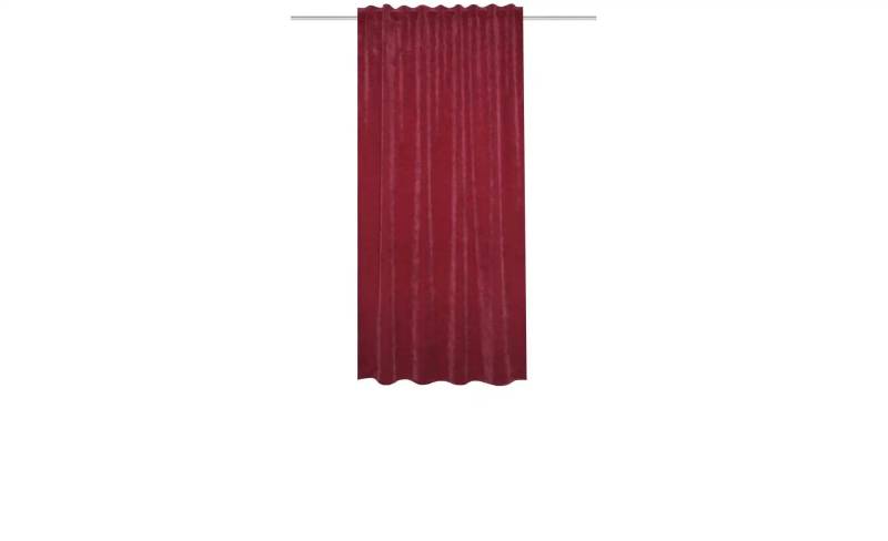 HOMEbasics Fertigschal   ¦ rot ¦ Synthetik ¦ Maße (cm): B: 135 H: 160 Gardinen & Rollos > Gardinen & Vorhänge > Schiebegardinen - Höffner