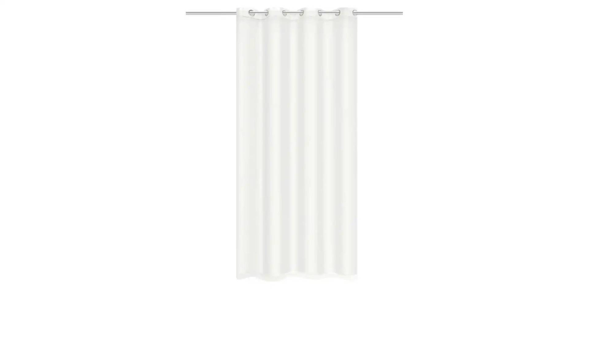 HOMEbasics Ösenschal   ¦ weiß ¦ Maße (cm): B: 140 H: 175 Gardinen & Rollos > Gardinen & Vorhänge > Schiebegardinen - Höffner