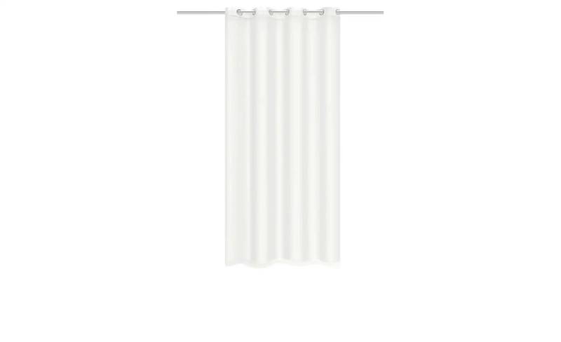 HOMEbasics Ösenschal   ¦ weiß ¦ Maße (cm): B: 140 H: 175 Gardinen & Rollos > Gardinen & Vorhänge > Schiebegardinen - Höffner