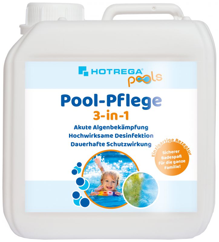 HOTREGA Pool-Pflege (3in1) 2 Liter Kanister (Konzentrat) - H150250002 von HOTREGA