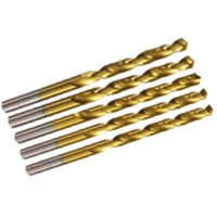 DAYTOOLS HSS-Spiralbohrer, titaniumbeschichtet, Ø 10,00 mm, 5 Stück DAYTOOLS HSS-Spiralbohrer, titaniumbeschichtet, Ø 10,00 mm, 5 Stück von DAYTOOLS