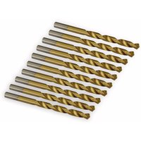 DAYTOOLS HSS-Spiralbohrer, titaniumbeschichtet, Ø 7,50 mm, 10 Stück von DAYTOOLS