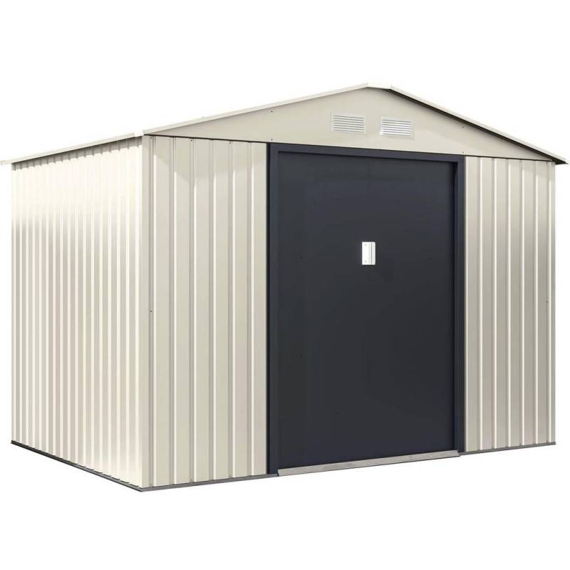 Habitat Garten METALL-GARTENHAUS Beige