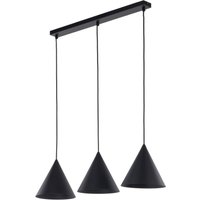 Hängelampe 3-flammig Schwarz L: 75 cm E27 Retro Metall Hängelampe 3-flammig Schwarz L: 75 cm E27 Retro Metall von TK Lighting