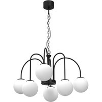 Hängelampe 6-flammig Glas Metall Ø65 cm E14 gemütlich Hängelampe 6-flammig Glas Metall Ø65 cm E14 gemütlich von Luminex