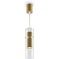 Hängelampe Aluminium Glas GU10 Ø 8 cm H: max. 170 cm von Maytoni