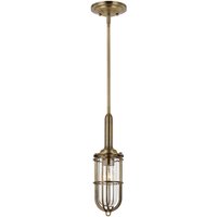 Hängelampe Bad verstellbar H: max. 152 cm Ø 14 cm IP44 E27 von ELSTEAD