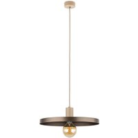 Hängelampe E27 Ø40 cm rund Sandgrau Braun Vintage Hängelampe E27 Ø40 cm rund Sandgrau Braun Vintage von TK Lighting
