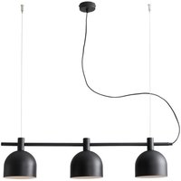 Hängelampe E27 Schwarz Metall 83 cm lang 3-flammig Hängelampe E27 Schwarz Metall 83 cm lang 3-flammig von ALDEX