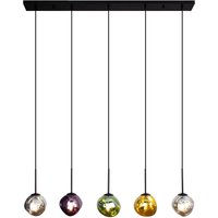 Hängelampe Glas Bunt 115 cm lang E14 Modern stylisch von Eco-Light