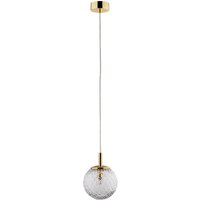 Hängelampe Glas Kugelschirm Ø 14 cm rund in Gold G9 von TK Lighting