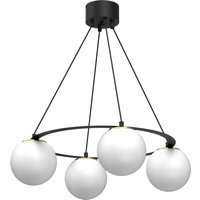Hängelampe Glas Metall Schwarz Weiß Gold E27 blendarm Hängelampe Glas Metall Schwarz Weiß Gold E27 blendarm von Luminex