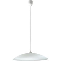 Hängelampe Glas Weiß Ø 40 cm H: max. 85 cm verstellbar E27 von Novecento