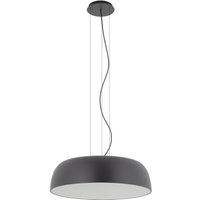 Hängelampe Grau Metall Ø58 cm rund E27 höhenverstellbar Hängelampe Grau Metall Ø58 cm rund E27 höhenverstellbar von Nowodvorski