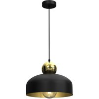 Hängelampe harald gold/schwarz 1xE27 von MILAGRO