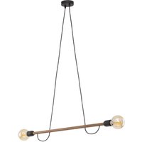 Hängelampe Holz Metall 93 cm lang H: max. 160 cm 2x E27 Hängelampe Holz Metall 93 cm lang H: max. 160 cm 2x E27 von TK Lighting