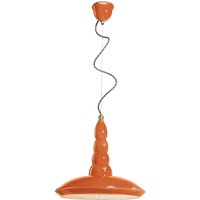 Hängelampe Keramik E27 rund D: 40 cm H: max. 137 cm von Ferroluce