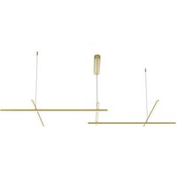 Hängelampe LED Aluminium H: max. 310 cm in Gold 1900 lm von Maytoni