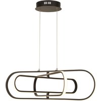 Hängelampe LED Schwarz einstellbare Lichtfarbe B: 80 cm von Searchlight