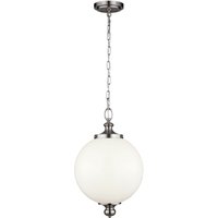 Hängelampe LORIN in Silber Ø30cm kürzbar Leuchte von ELSTEAD
