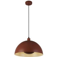 Hängelampe Loft E27 bis 60 W Ø40 cm Metall in Orange von 121004