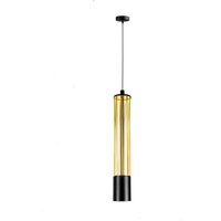 Hängelampe Metall GU10 Ø10 cm rund Schwarz Gold Hängelampe Metall GU10 Ø10 cm rund Schwarz Gold von Belis