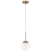Hängelampe Metall Glas D: 15 cm rund H: max. 334 cm G9 von Maytoni