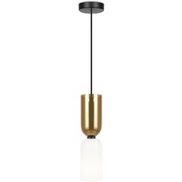 Hängelampe Metall Glas E14 rund D: 8 cm H: max. 232 cm von Maytoni