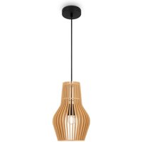Hängelampe Metall Holz D: 20 cm H: max. 333,5 cm E27 von Maytoni