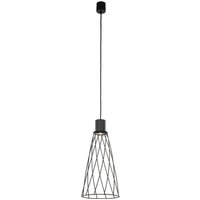 Hängelampe Metall Ø 19 cm H: max. 180 cm Schwarz GU10 von TK Lighting