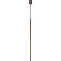 Hängelampe Metall Ø 2,5 cm Braun matt rund G9 verstellbar von Nowodvorski