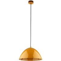 Hängelampe Metall Ø 34 cm H: max. 165 cm verstellbar Gelb E27 Hängelampe Metall Ø 34 cm H: max. 165 cm verstellbar Gelb E27 von TK Lighting