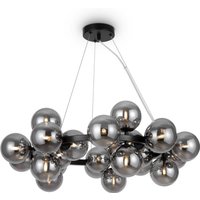 Hängelampe Metall Rauchglas G9 69 cm breit Kugel Schirm Hängelampe Metall Rauchglas G9 69 cm breit Kugel Schirm von Maytoni