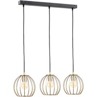 Hängelampe Metall Schwarz Gold L:60cm E27 Retro Hängelampe Metall Schwarz Gold L:60cm E27 Retro von Keter