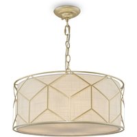 Hängelampe Metall Stoff Ø 45 cm rund H: max. 76,8 cm von Maytoni