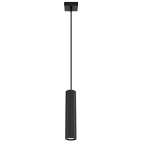 Hängelampe Modern Schwarz schmal B: 8 cm H: max. 118 cm GU10 von Sollux