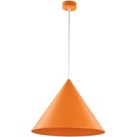 Hängelampe Orange Ø 50 cm H: max. 170 cm Metall E27 von TK Lighting