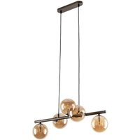 Hängelampe Rauchglas Metall höhenverstellbar 5x G9 Hängelampe Rauchglas Metall höhenverstellbar 5x G9 von TK Lighting