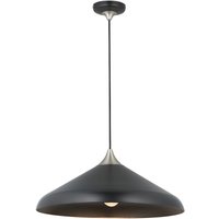 Hängelampe Schwarz Nickel D: 50 Metall E27 Loft SURAT Hängelampe Schwarz Nickel D: 50 Metall E27 Loft SURAT von Endon
