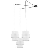 Hängelampe Stoff E27 B: max. 4 m verstellbar 3-flammig Hängelampe Stoff E27 B: max. 4 m verstellbar 3-flammig von TK Lighting