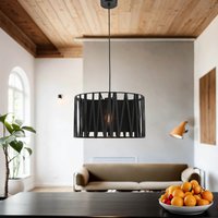 Hängelampe Wohnzimmer Modern Schwarz Metall ∅40cm Hängelampe Wohnzimmer Modern Schwarz Metall ∅40cm von Easylight