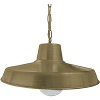 Hängelampe außen Messing Glas D: 46 cm rund IP23 E27 von Andromeda