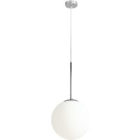 Hängelampe blendarm E27 Chrom Weiß Glas Metall stilvoll Hängelampe blendarm E27 Chrom Weiß Glas Metall stilvoll von ALDEX